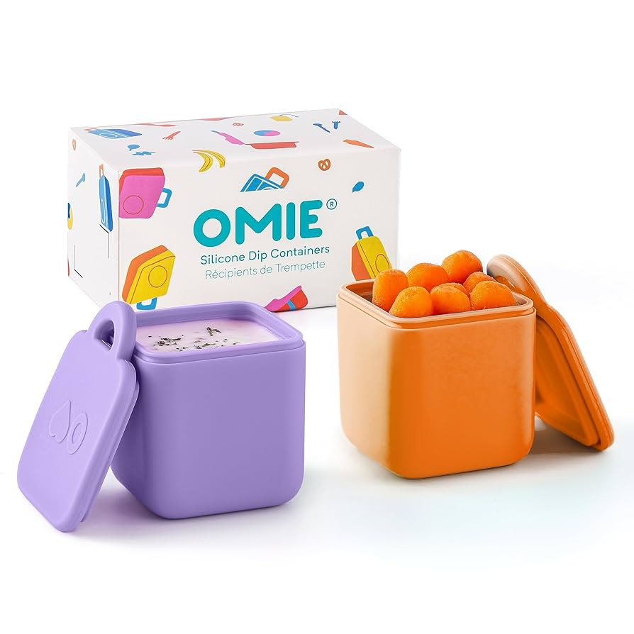 OmieBox (2 pack) Leakproof Dips Containers To Go, Salad Dressing Container, Condiment Container w... | Amazon (US)