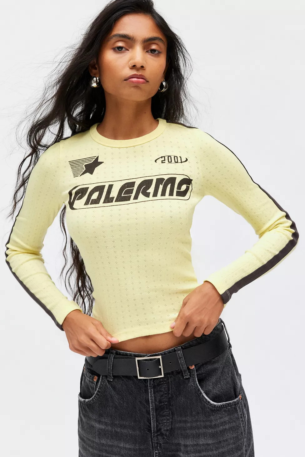Palermo 2000 Graphic Long Sleeve Tee | Urban Outfitters (US and RoW)