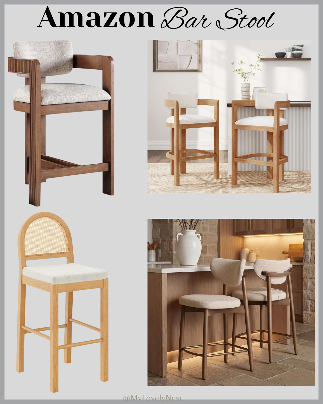 Wooden Bar Stools Set of 2, Upholstered Counter Height Barstools with Solid Wood Legs,
Mid Century Linen Counter Stools Set of 3, 
Farmhouse Bar Stools Set of 4 for Kitchen Island
C Sacha Collection Art Deco Stool with Rich Beige Linen Textured Fabric, Two Tone Weave, Solid Wood Brown Walnut Finish, Fluted Wood
Kitchen Stool with Natural Rattan Woven Back and Solid Wood Legs, Oak Finish, Home & Kitchen Furniture
Game & Recreation Room Furniture
Home Bar Furniture, Barstools
 

 #LTKMothersDay #LTKmomlife #LTKHome