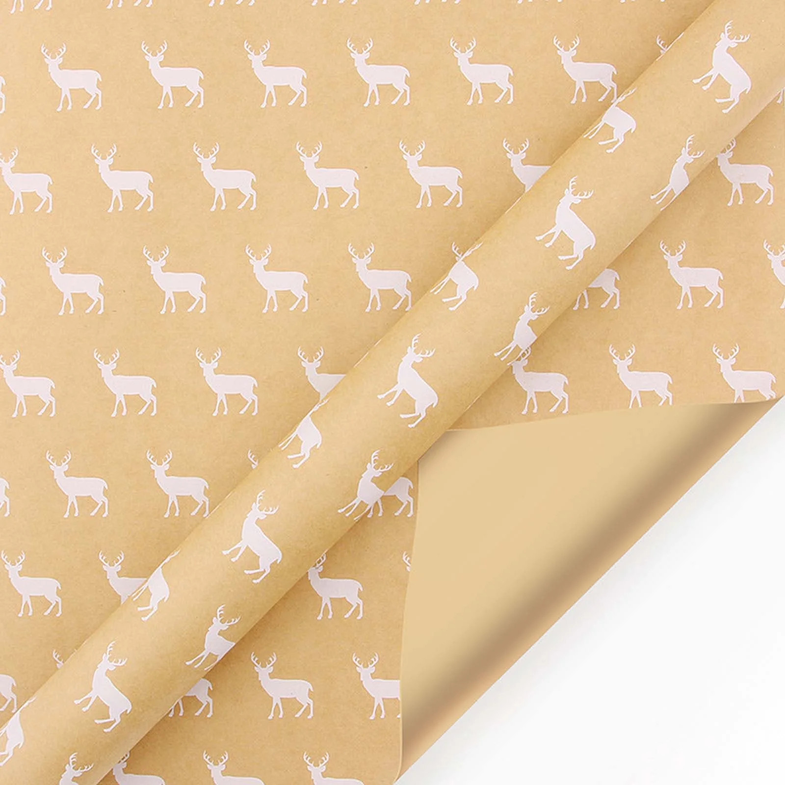 C Deer Pattern Christmas Wrapping Paper For Gift Packaging 44X100Cm Size With Festive Designs | Walmart (US)