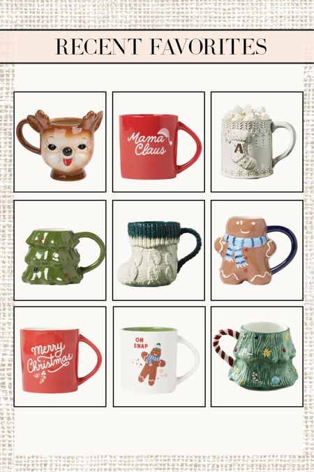 The cutest Christmas mugs! These would make great gifts or stocking stuffers! 

#LTKGiftGuide #LTKhome #LTKHoliday