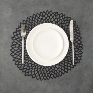 Chilewich Dahlia Pressed Vinyl Round Placemat  Home - Bloomingdale's | Bloomingdale's (US)