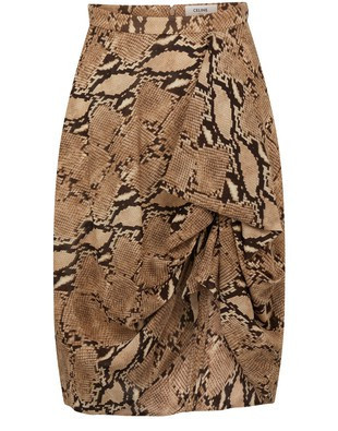 Draped skirt - CELINE | 24S (APAC/EU)