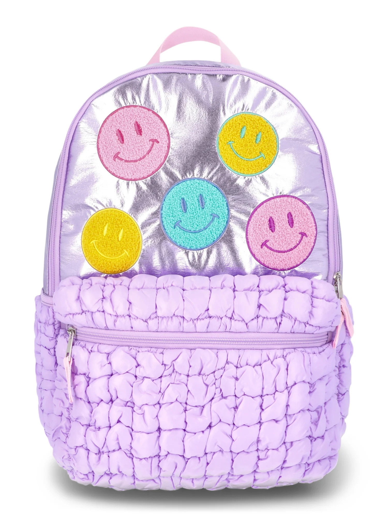 Wonder Nation Girls' 17" Love & Magic Laptop Backpack, Purple | Walmart (US)