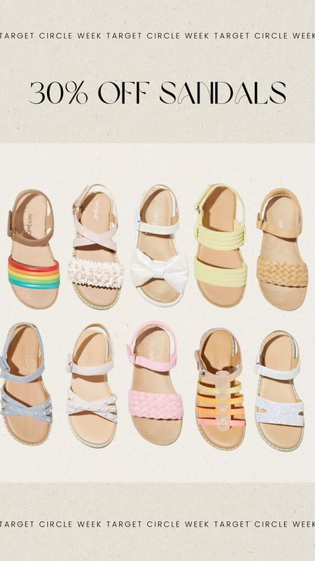 Target circle week— 30% off toddler girl sandals!

#LTKxTarget #LTKkids #LTKshoecrush