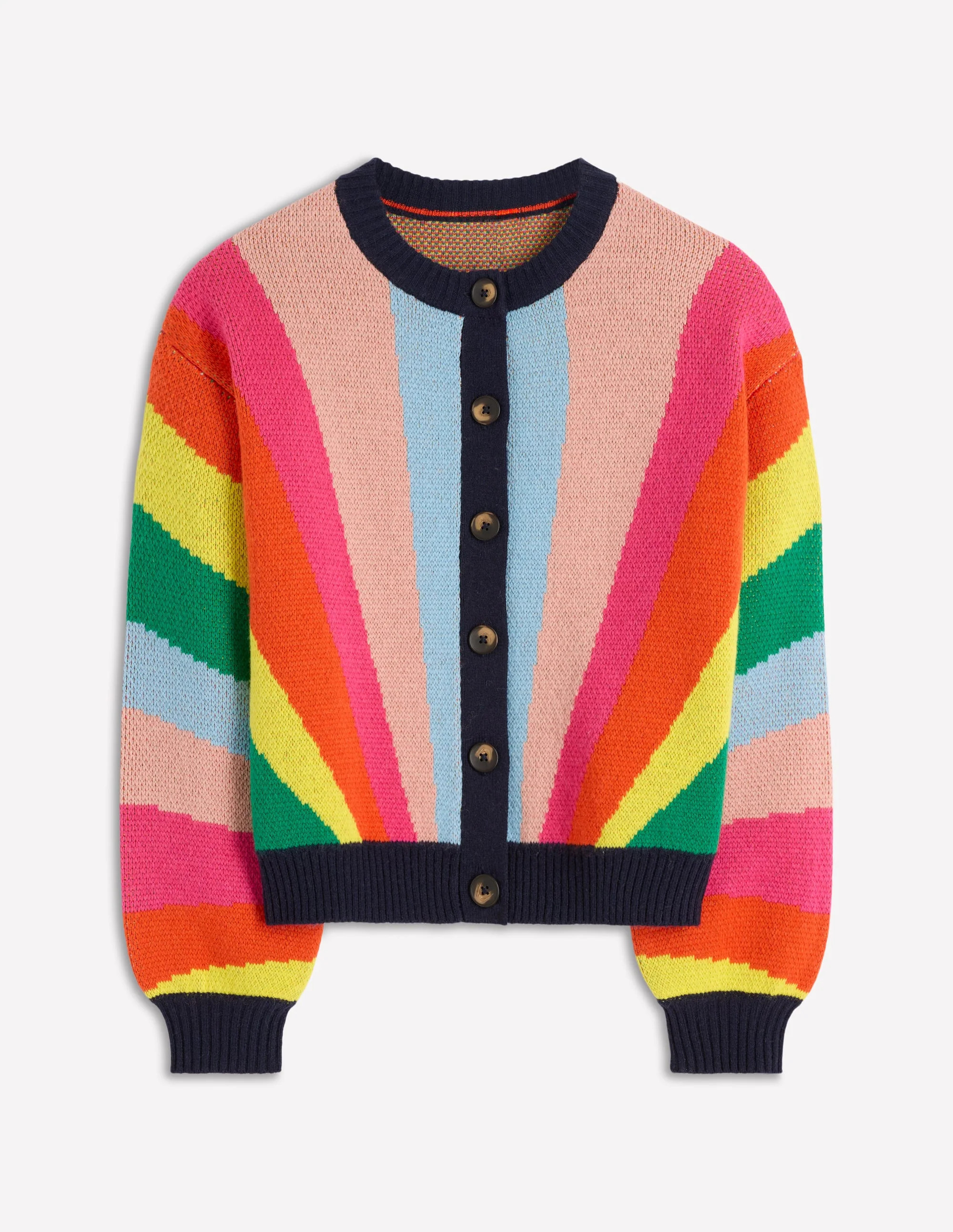 Abi Jacquard Cardigan-Multi Rainbow | Boden (US)