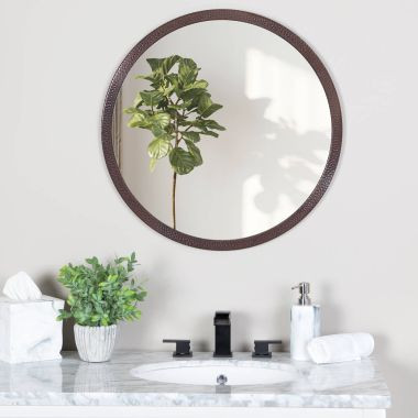 Copper Round Mirror | Vintage Tub & Bath