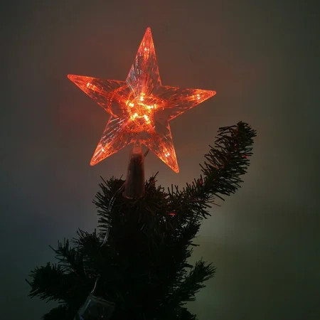 Christmas Tree Star with 10 LED Lights Christmas Tree Topper Light Up Christmas Tree Star Christmas  | Walmart (US)