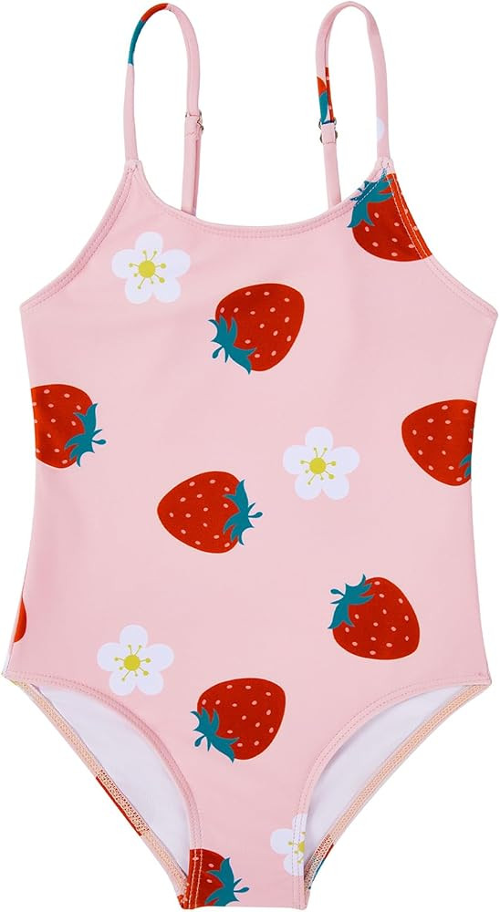 Zando Girls Bathing Suit Size 2-10 Years - Cute Toddler Swimsuit Girl Adjustable One Piece Swimwe... | Amazon (US)