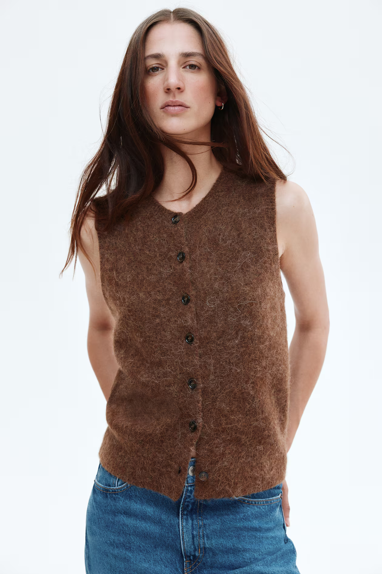 Alpaca-blend waistcoat | H&M (US + CA)