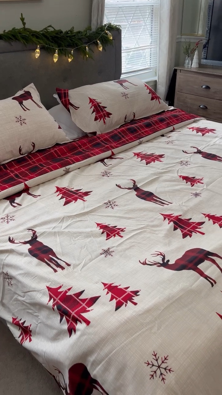 Make your bedroom feel like you are in a hallmark movie 

#LTKHome #LTKStyleTip #LTKHoliday