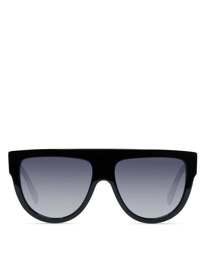 Unisex Polarized Flat Top Aviator Sunglasses, 60mm | Bloomingdale's (US)