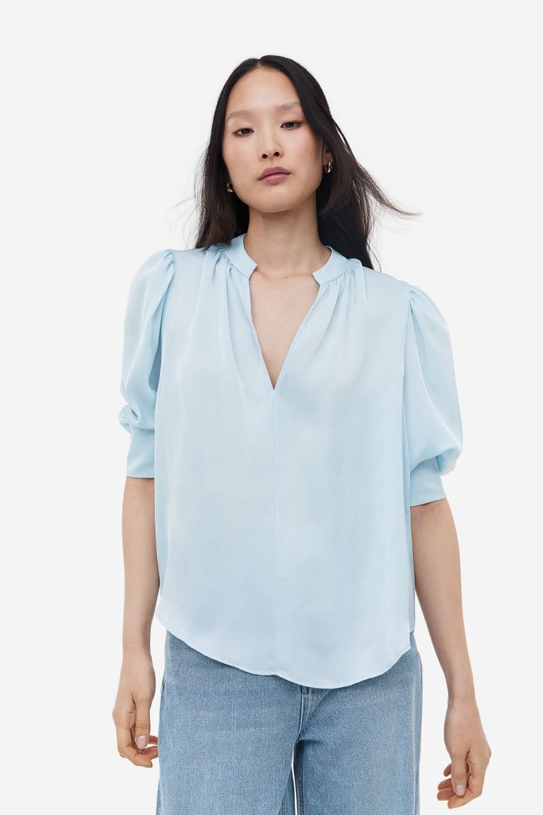 Stand-up Collar Blouse | H&M (US + CA)