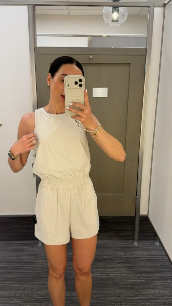 Athletic romper, tts, athleisure outfit, sporty chic, vacation style, summer outfit, anna monteiro, annabrstyle

#LTKOver40 #LTKActive