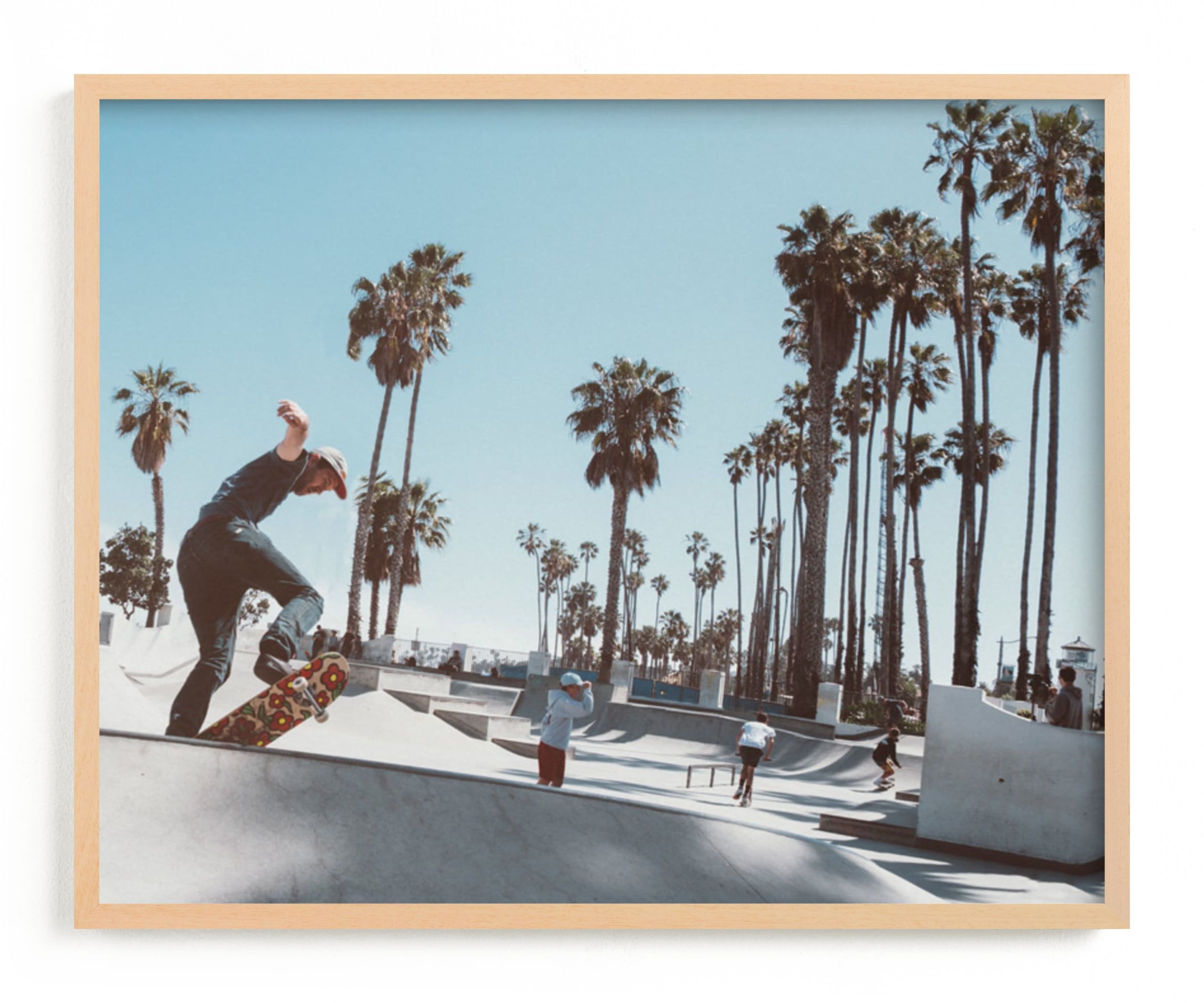 "Santa Barbara Skate 4" - Photography Art Print by Kamala Nahas. | Minted