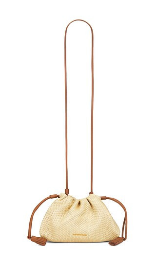 Veronica Beard Small Raffia Slouch Clutch in Beige. | Revolve Clothing (Global)