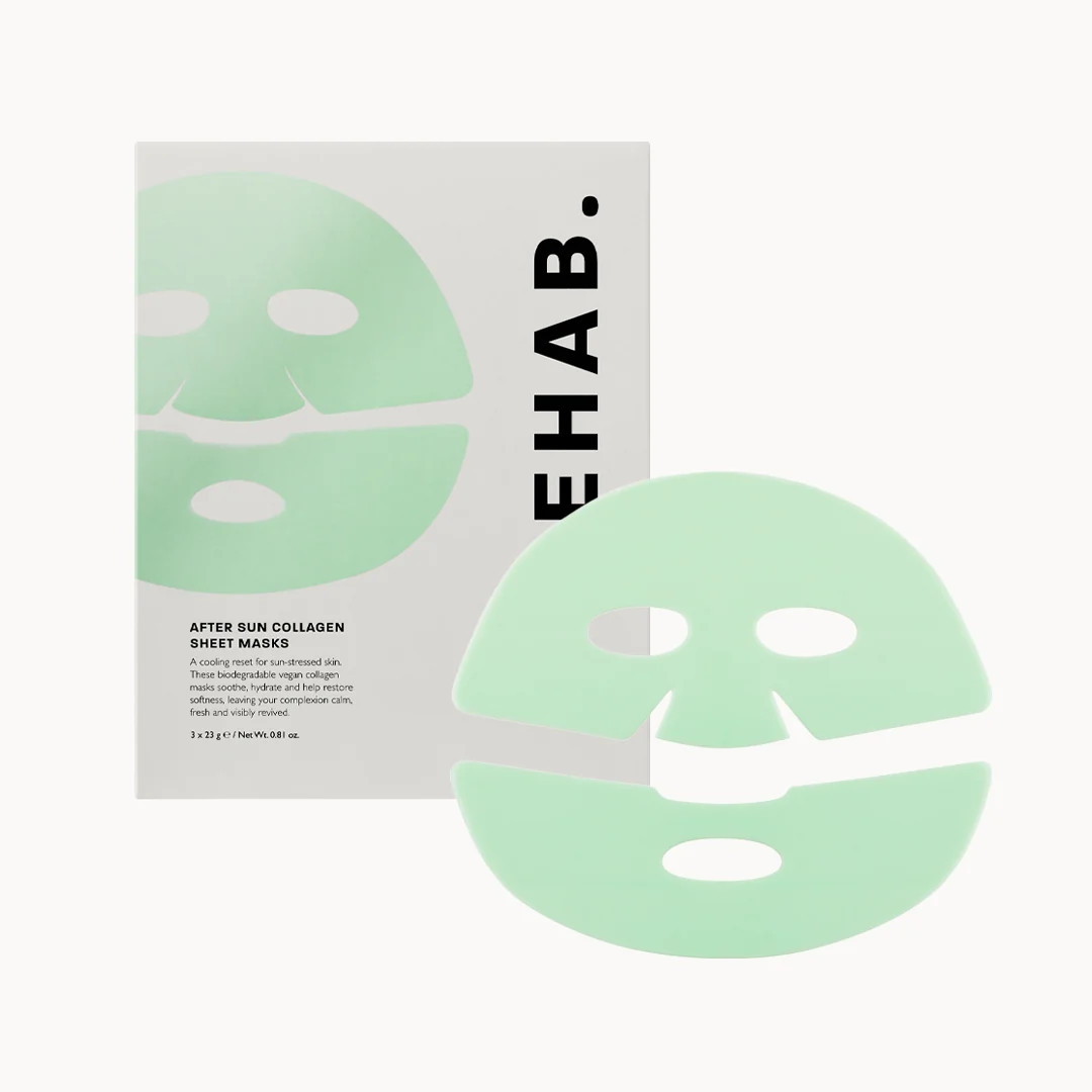 REHAB. After Sun Collagen Sheet Mask 3 Pack | REHAB Your Hair