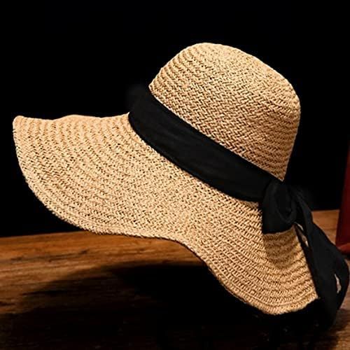 Wide Brim Sun Hat for Women Large Floppy Sun Cap Summer Beach Brown TPHU92601 | Amazon (US)