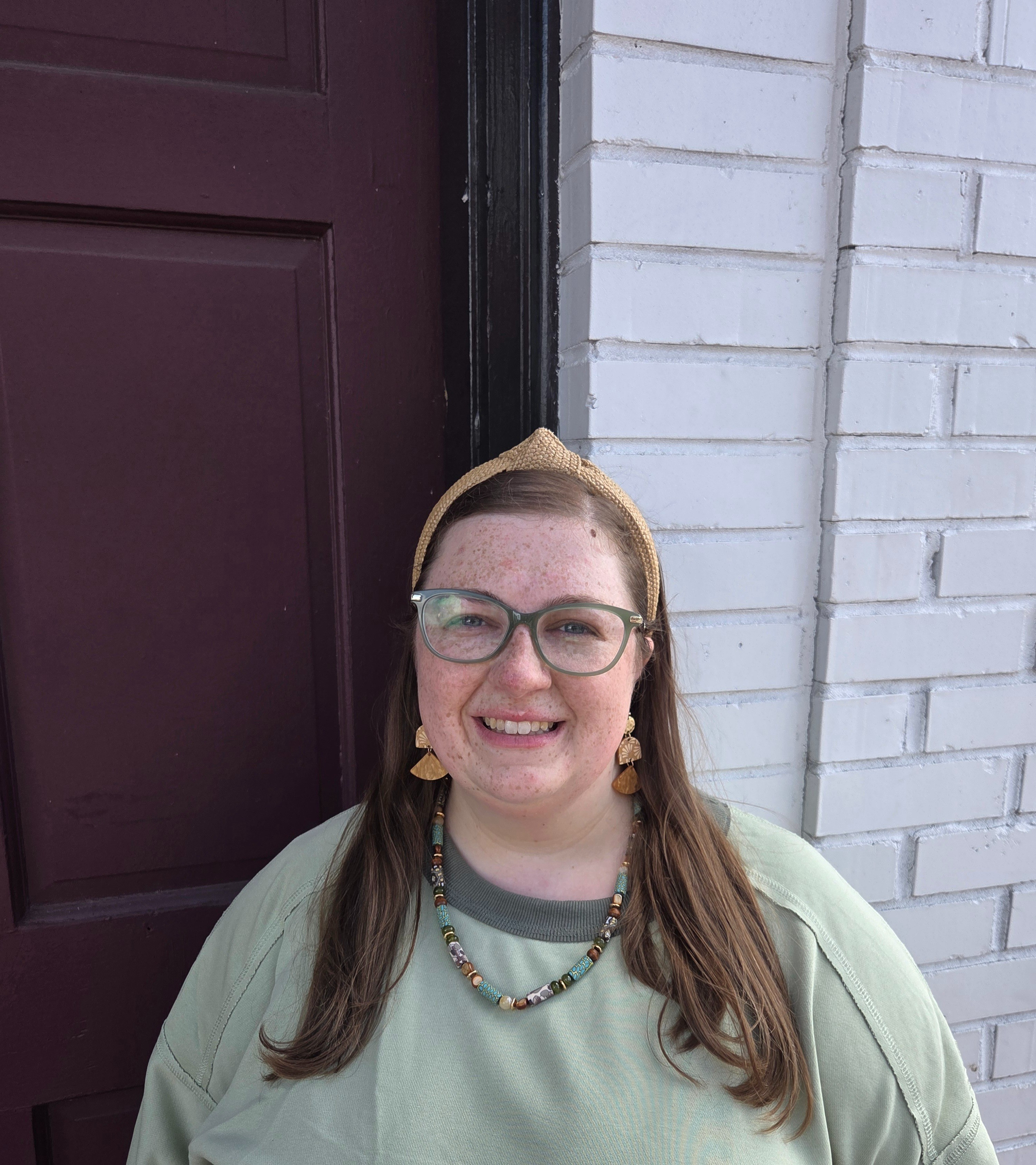 A close up of one of my new favorite Fall outfits, featuring the cutest beaded necklace from Marshalls and the comfiest short sleeve sweatshirt from Amazon. 

#LTKSeasonal #LTKFindsUnder50 #LTKStyleTip