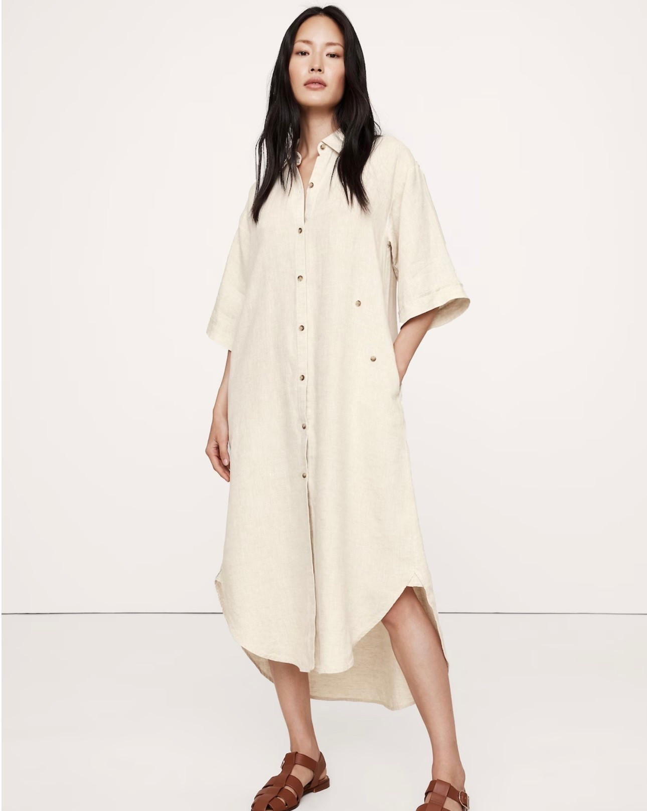 LINEN ASYMMETRICAL SHIRT DRESS

#LTKStyleTip #LTKFindsUnder50 #LTKOver40