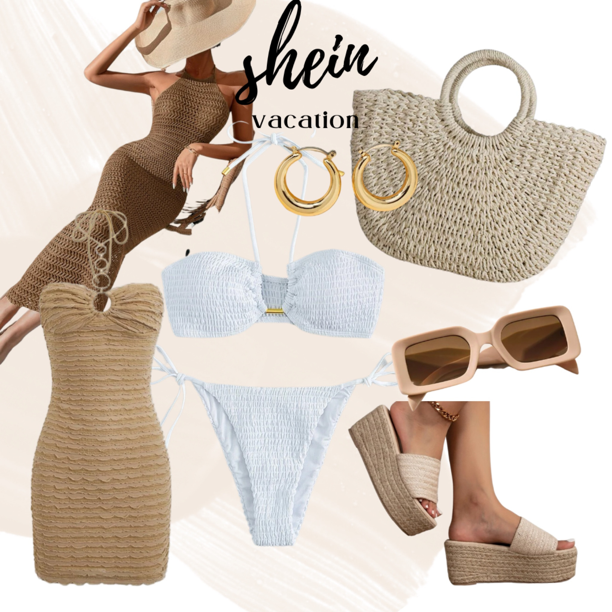 SHEIN vacation outfit summer essentials! Beach ready! 

#LTKFind #LTKSeasonal #LTKsalealert