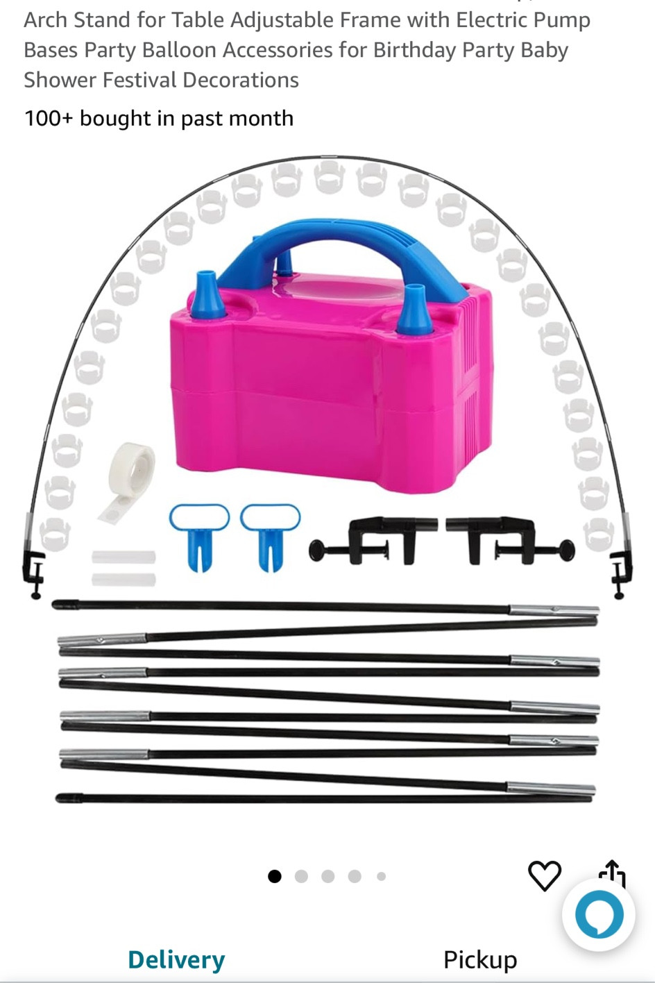 DIY balloon table top arch kit with balloon pump for $20! I ordered this for my son’s 3rd party coming up! 

#LTKkids #LTKparties #LTKfindsunder50