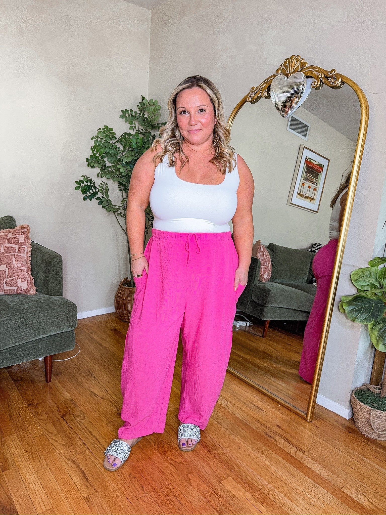 Spring Outfit Inspo
Amazon Spring Faves- Tank size XL Pants size MEDIUM (size down they run large)

#LTKStyleTip #LTKSeasonal #LTKMidsize