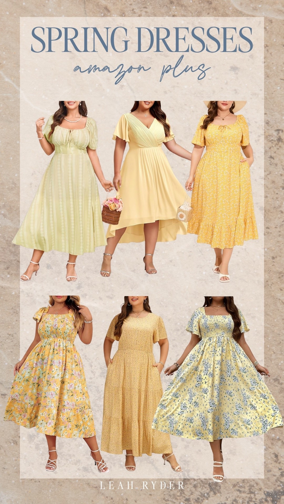 Amazon plus size spring dresses that are perfect for Easter, spring weddings, baby showers, and brunch. These flattering midi and maxi dresses feature soft florals, pastel yellow tones, flowy skirts, and comfortable silhouettes designed for curves. If you’re looking for affordable plus size spring dresses on Amazon, these styles are perfect for dressing up with heels or keeping casual with sandals.

#LTKSeasonal #LTKPlusSize
