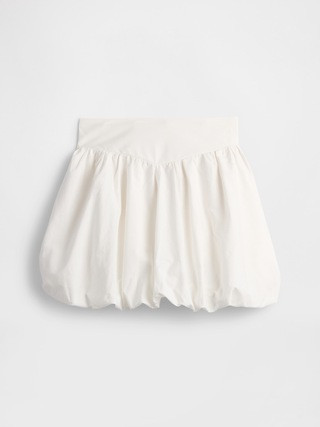 Kids Relaxed Poplin Bubble Skirt | Gap Factory