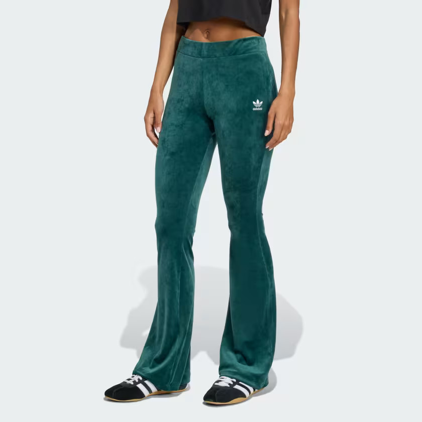 Essentials Velvet Flared Legging | adidas (US)