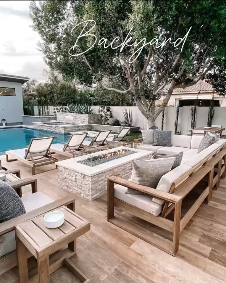 Our outdoor patio..love this chic yet modern set! We have the matching sectional, chaises, dining table and bar…and it is beautiful. The color is driftwood


#LTKSeasonal #LTKStyleTip #LTKWatchNow