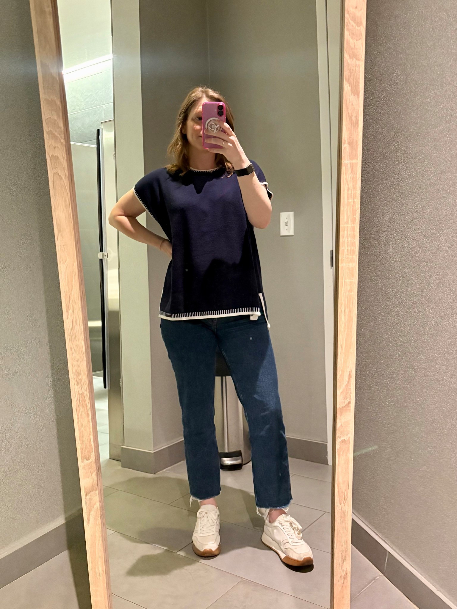 Finally bit the bullet and purchased maternity jeans - wish I did it sooner!!

#bump #pregnancy # maternityy

#LTKootd #LTKBump