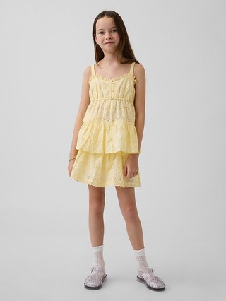 Kids Eyelet Foldover Skort | Gap (US)