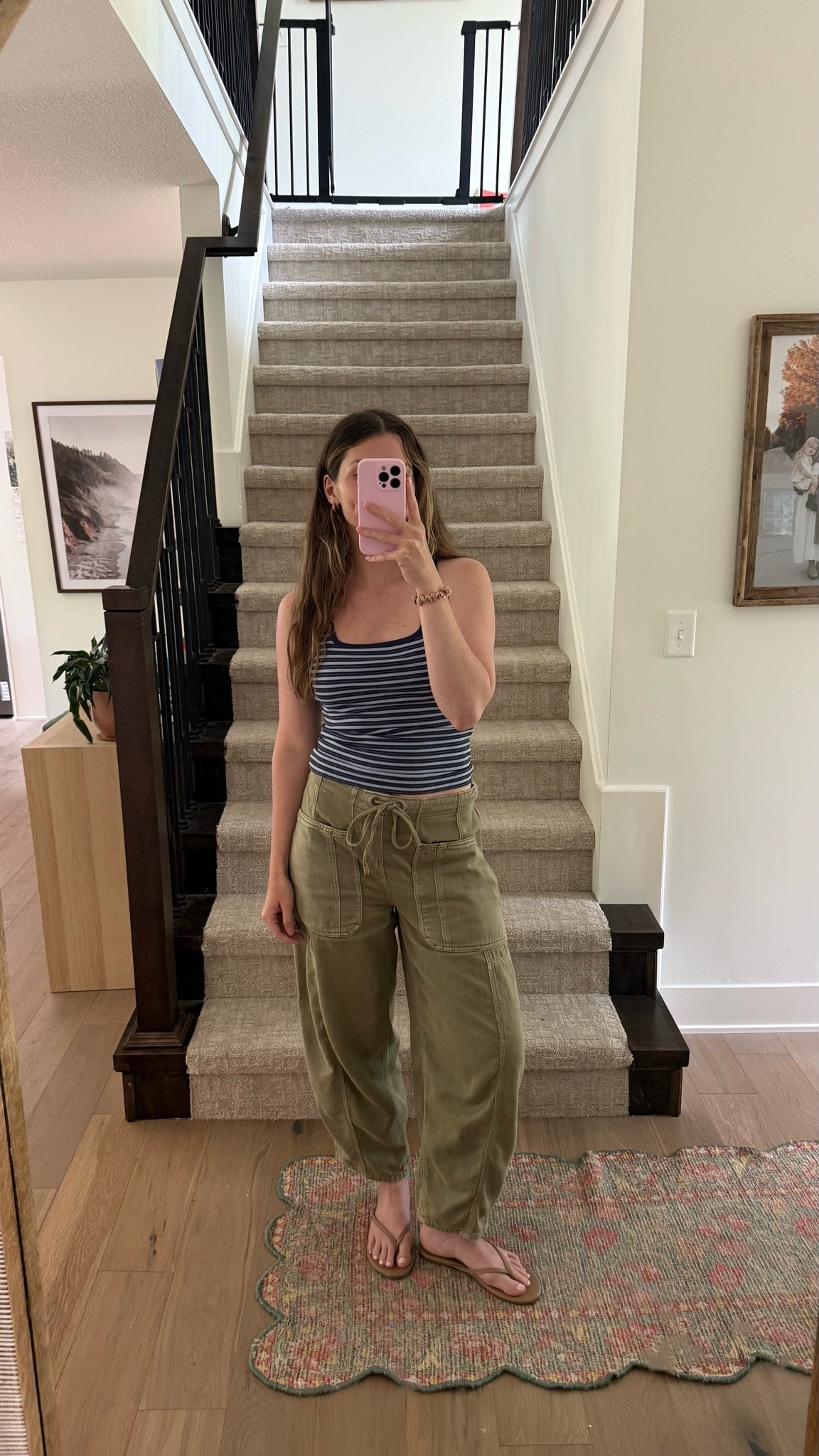 wearing medium in tank, soft and stretchy, love how it fits and the colors are so cute! pants are some of my faves, tts! 

Summer outfit

#LTKfoodie #LTKootd #LTKmomlife