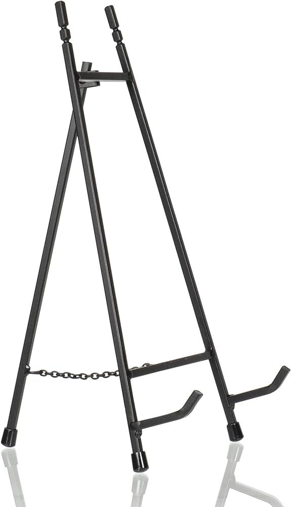 Red Co. 13” Tall Modern Metal Tripod Plate Stand and Art Holder Easel, Black | Amazon (US)