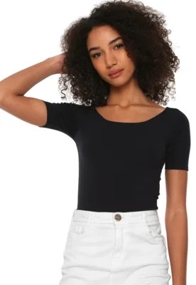 Camiseta Hering Ajustada Preta | Dafiti (BR)