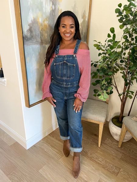 Girls day out in overalls? Yes, please! 
Shirt - Size Medium 
Overalls - Size 12 
Boots - Size 9 

#LTKstyletip #LTKSeasonal #LTKfamily