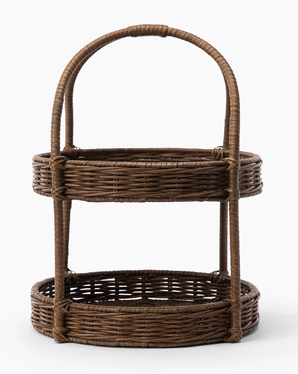 Aneesa Two-Tiered Wicker Tray | McGee & Co. (US)