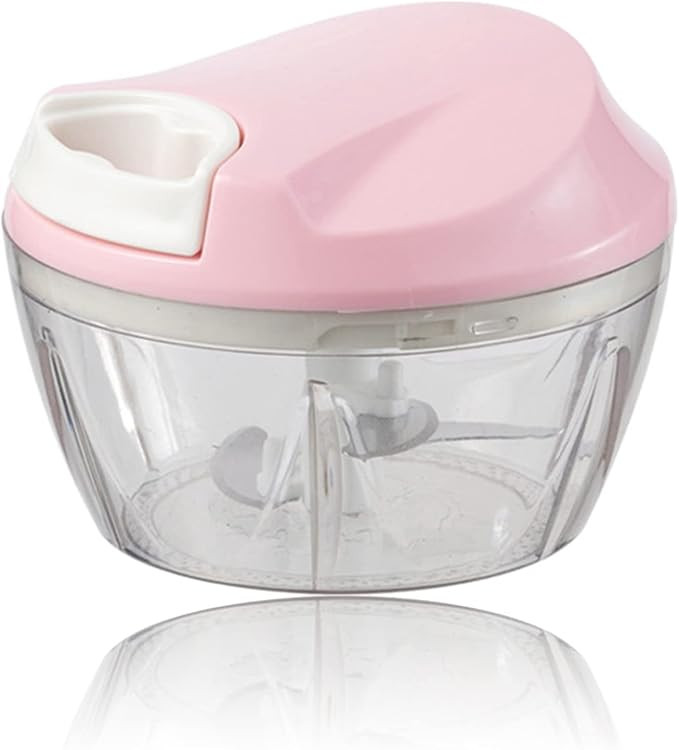 SYLEALA 500ml Pink Manual Pull Food Chopper,Hand Pull String Garlic Chopper for Kitchen,Small Foo... | Amazon (CA)