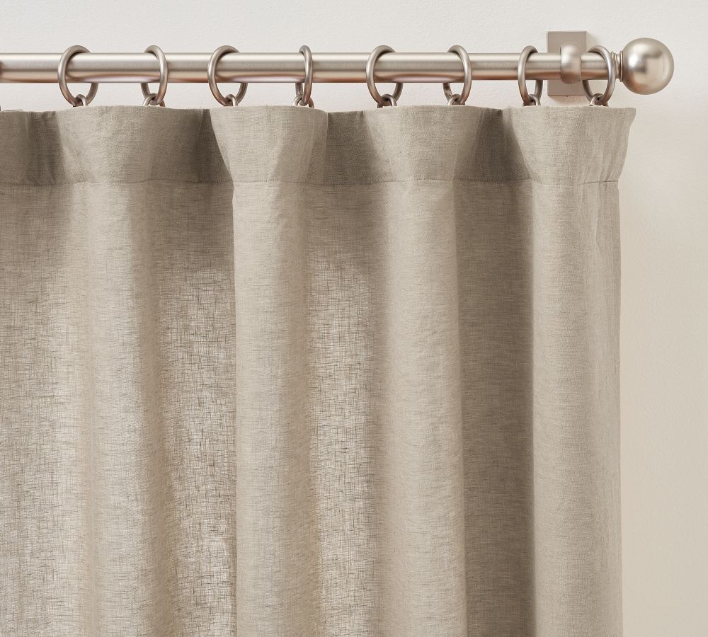 Belgian Flax Linen Curtain | Pottery Barn (US)