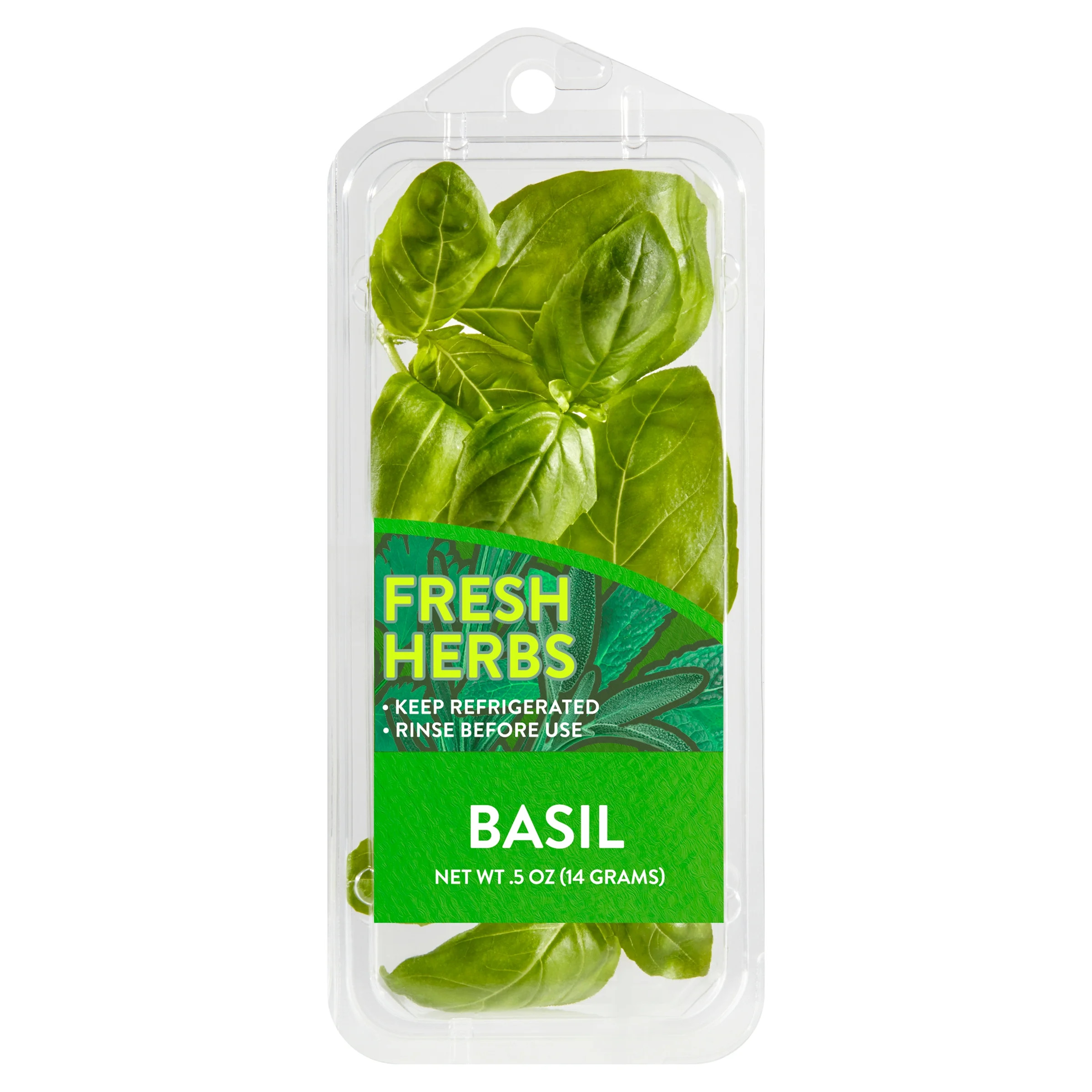 Fresh Basil, 0.5 oz Clamshell | Walmart (US)