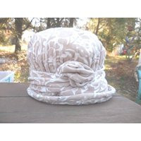 Vintage Beige Velvet Hat Tan Embossed Art Deco Era Fancy Ladies Dressy Accessory 1930S To 1950S | Etsy (US)