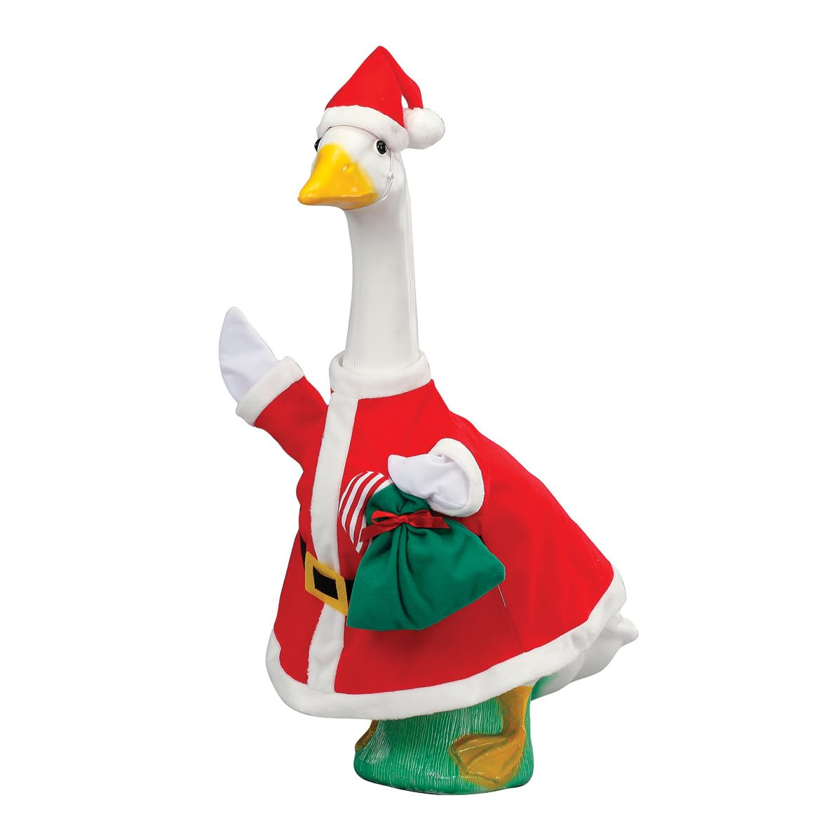 Fox Valley Traders Gaggleville Jolly Santa Goose Outfit, Christmas Costume for 23" H Large Porch ... | Amazon (US)