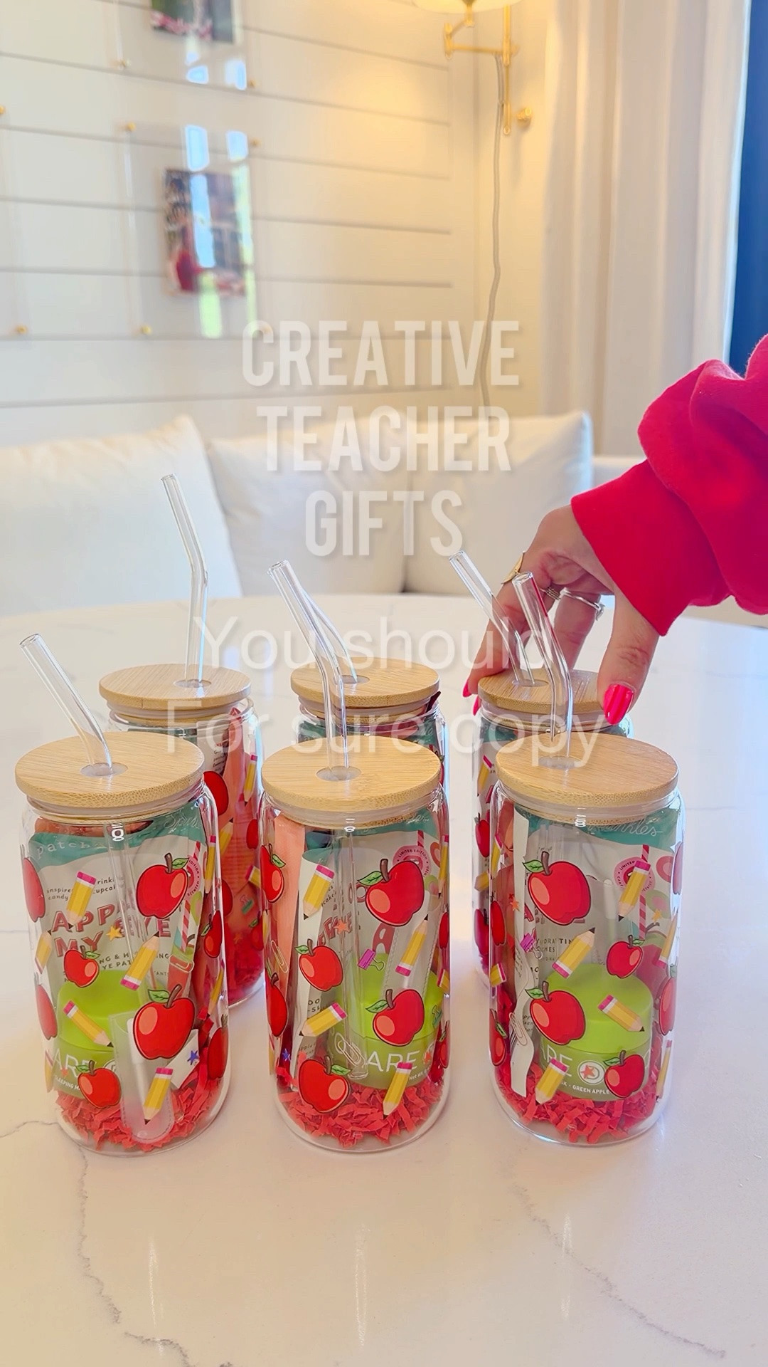 Creative teacher gifts cute apple themed 
Every teacher will love these

#LTKmomlife #LTKvlog #LTKSeasonal