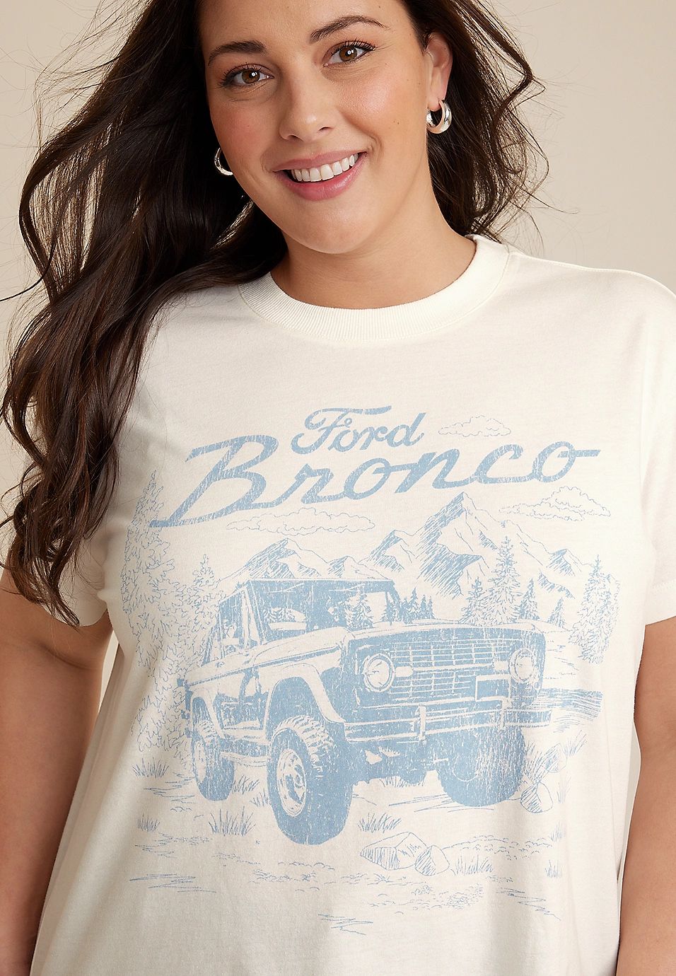Plus Size Ford Bronco Graphic Tee | Maurices