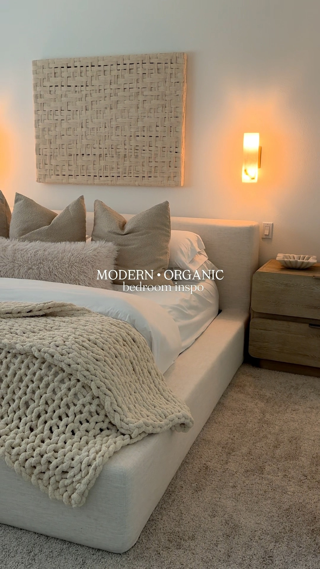Modern, organic bedroom design inspo ✨

#bedroom #cleandesign #neutraldecor #primarybedroom

#LTKHome