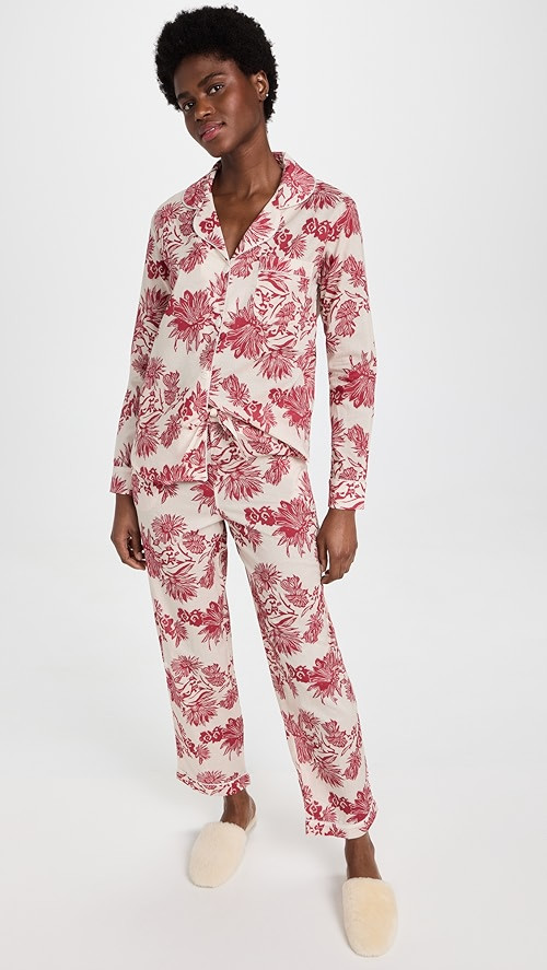 Desmond & Dempsey Womens Long Set Cactus Flower | SHOPBOP | Shopbop