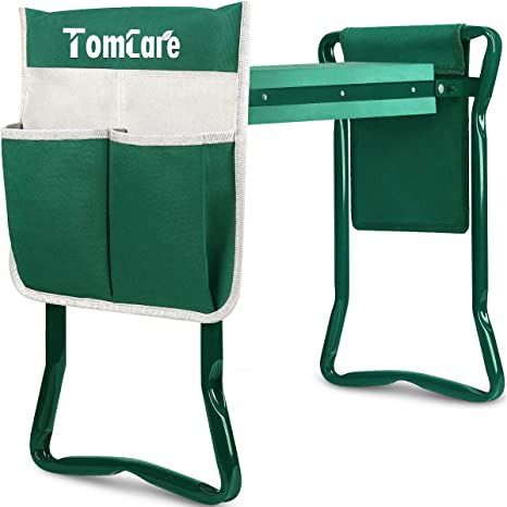 TomCare Garden Kneeler Seat Garden Bench Garden Stools Foldable Stool with Tool Bag Pouch EVA Foa... | Amazon (US)