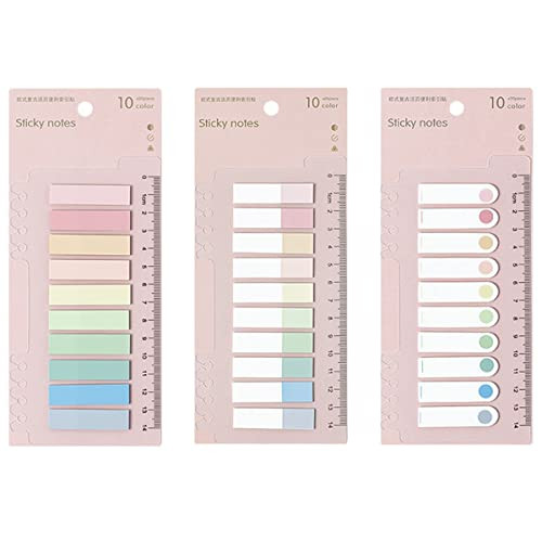 600 Pcs Morandi Sticky Tabs Book Notes Tabs, Page Markers Tabs Pastel Book Tabs Reading Tabs Annotation Tabs Page Markers Sticky Index Tabs with Ruler Tabs for Annotating Books (Color A) | Amazon (US)