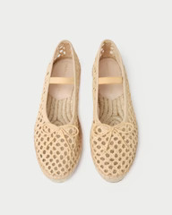 Kayla Natural Raffia Ballet Espadrille | Loeffler Randall